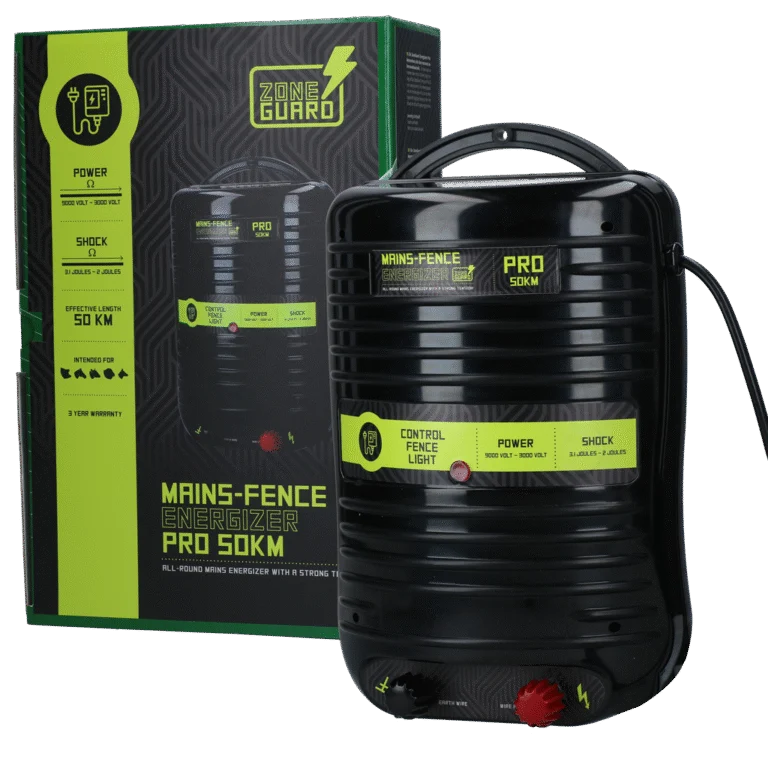 Generator pentru gard electric alimentat de la rețea – ZoneGuard Energizer Pro 50 km