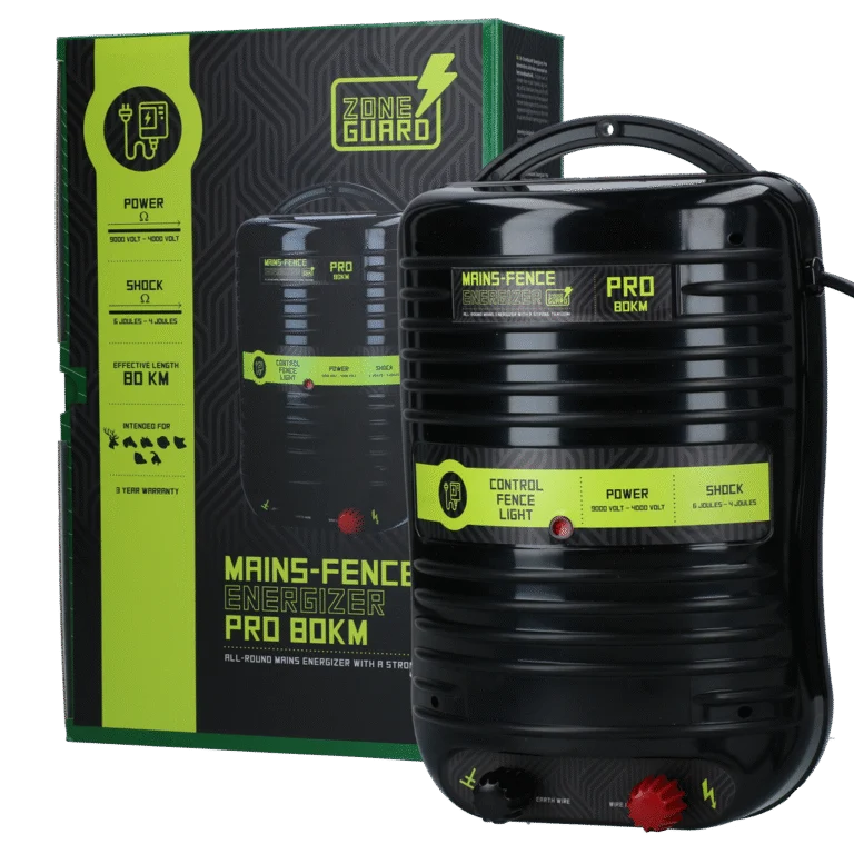 Aparat pentru gard electric cu alimentare la rețea – ZoneGuard Energizer Pro 80 km