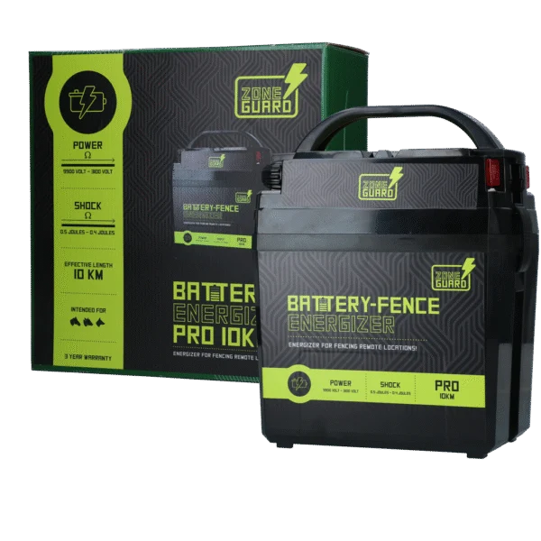 Aparat pentru gard electric cu baterie de 9 V – ZoneGuard Battery Energizer Pro 10 km