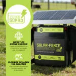 Aparat pentru gard electric cu energie solară – ZoneGuard Solar-Fence Energizer Pro 20 km - imagine 2