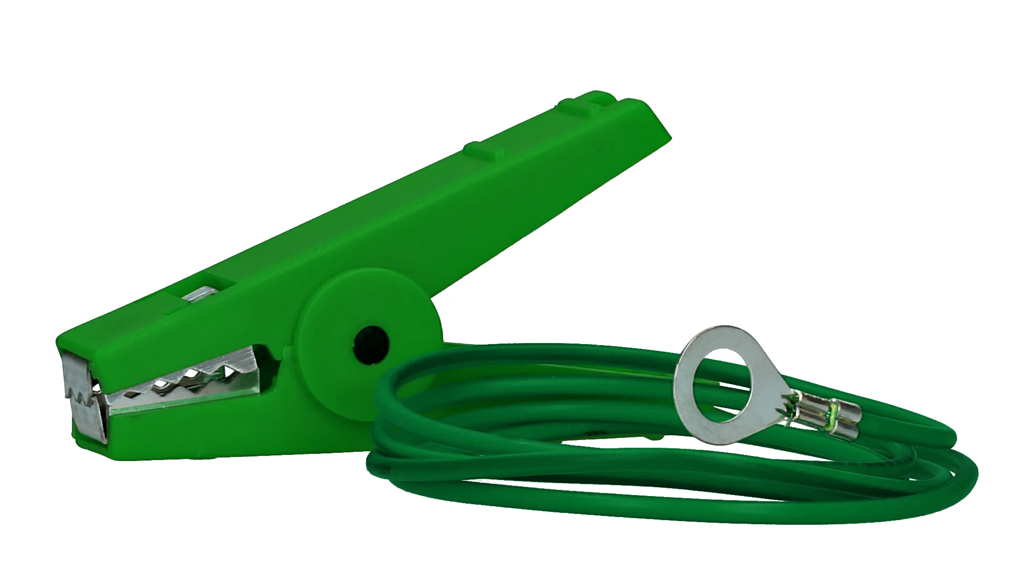 Cablu de conectare la împământare cu clești crocodil, 100 cm – ZoneGuard - imagine 1