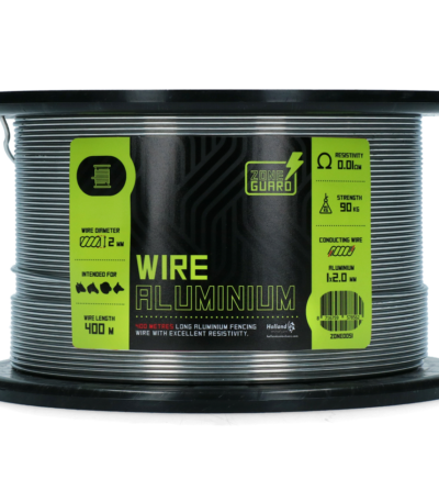 Fir electric din aluminiu 2 mm, 400 m – ZoneGuard Basic