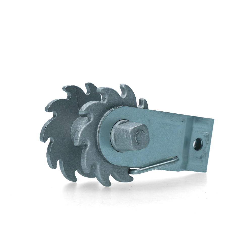 Întinzător de fir cu roată dințată din aluminiu și zinc – ZoneGuard - imagine 1