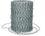 Fir pentru gard electric 3 mm, alb cu verde închis, 400 m – ZoneGuard Basic - imagine 2