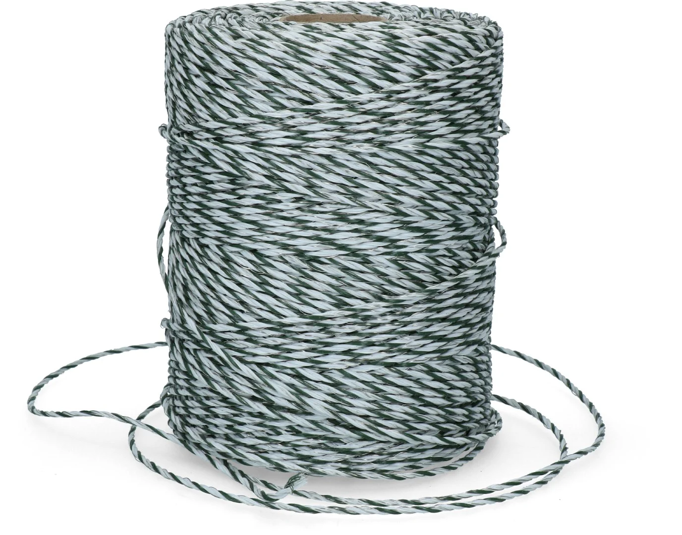 Fir pentru gard electric 3 mm, alb cu verde închis, 400 m – ZoneGuard Basic - imagine 2