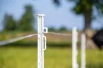 Fir pentru gard electric 3 mm, alb cu verde închis, 400 m – ZoneGuard Plus - imagine 3