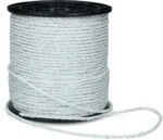 Cordon electric 6 mm, alb, cu fire din oțel inoxidabil și metal ușor, 200 m – ZoneGuard Plus - imagine 2