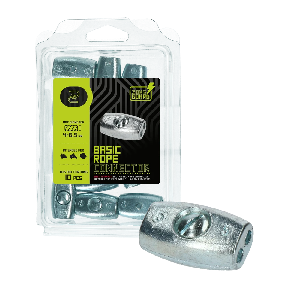 Conector pentru cordon electric de 4 până la 6,5 mm, 10 bucăți – ZoneGuard Basic - imagine 1
