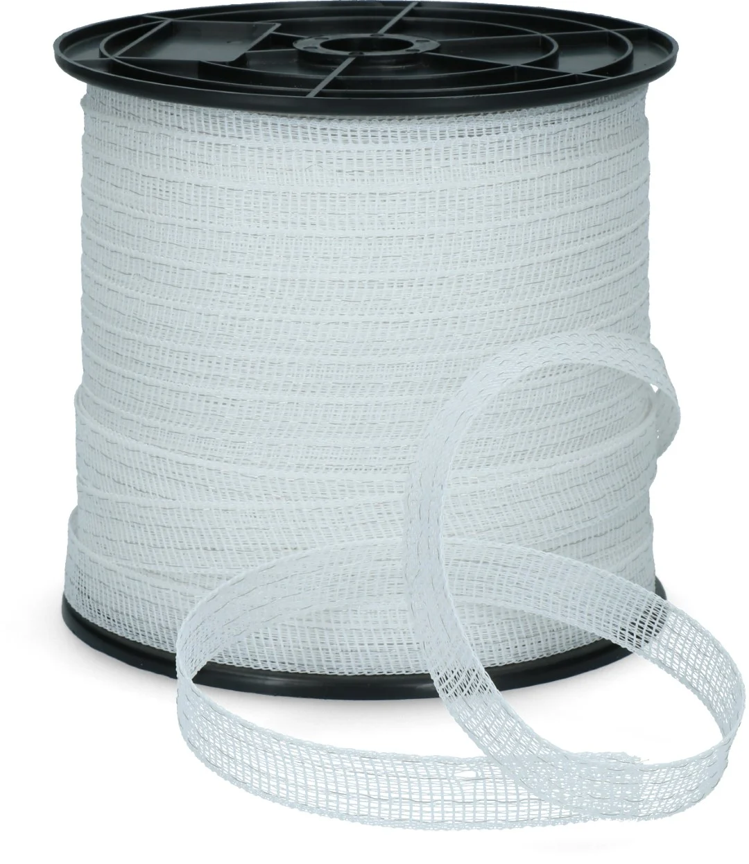 ZONE01142.jpg Bandă electrică 20 mm albă cu 4 fire din oțel inoxidabil, 200 m – ZoneGuard Basic - imagine 1