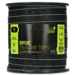 Bandă pentru gard electric, neagră, 40 mm, cu 9 conductori din oțel inoxidabil, 200 m – ZoneGuard Basic - imagine 2