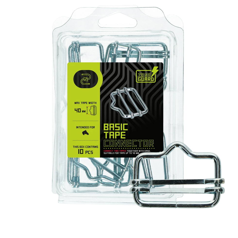 Conector pentru bandă de până la 40 mm, 10 bucăți – ZoneGuard Basic - imagine 2