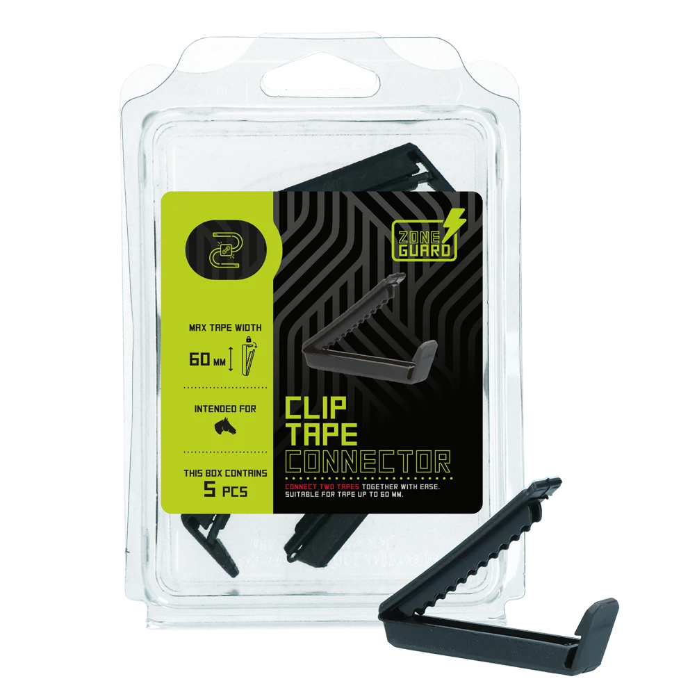 Conector din plastic pentru bandă de până la 60 mm, 5 bucăți – ZoneGuard - imagine 2