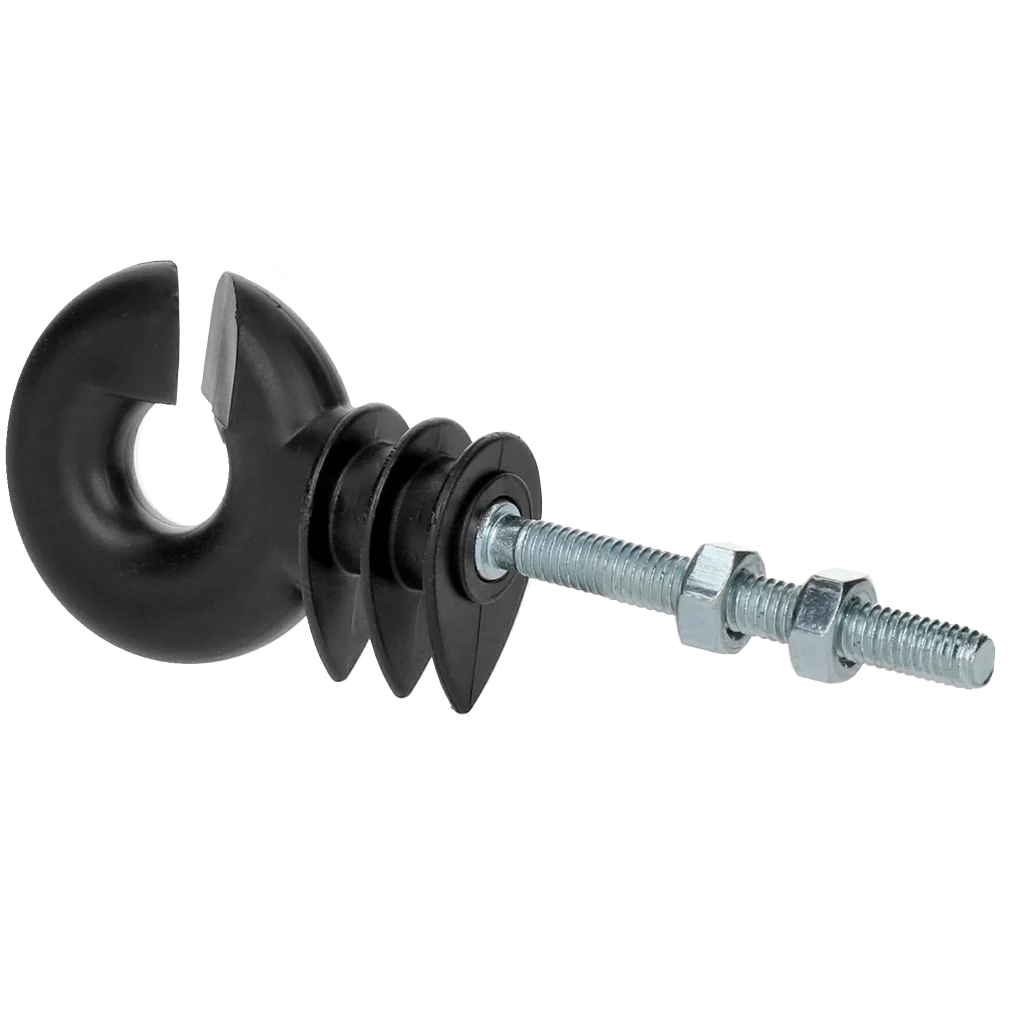 Izolator inelar cu piuliță pentru stâlpi metalici, 25 de bucăți – ZoneGuard - imagine 1