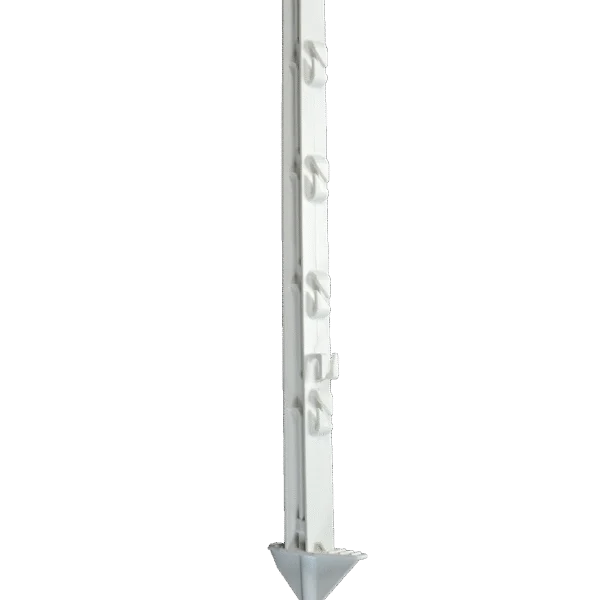 Țăruș de acces din plastic, 75 cm, alb – ZoneGuard