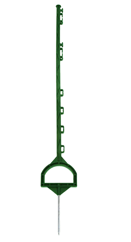 Stâlp de intrare cu suport pentru picior, 115 cm, verde – ZoneGuard - imagine 1