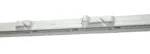 Stâlp din plastic cu treaptă, 150 cm, alb – ZoneGuard - imagine 2