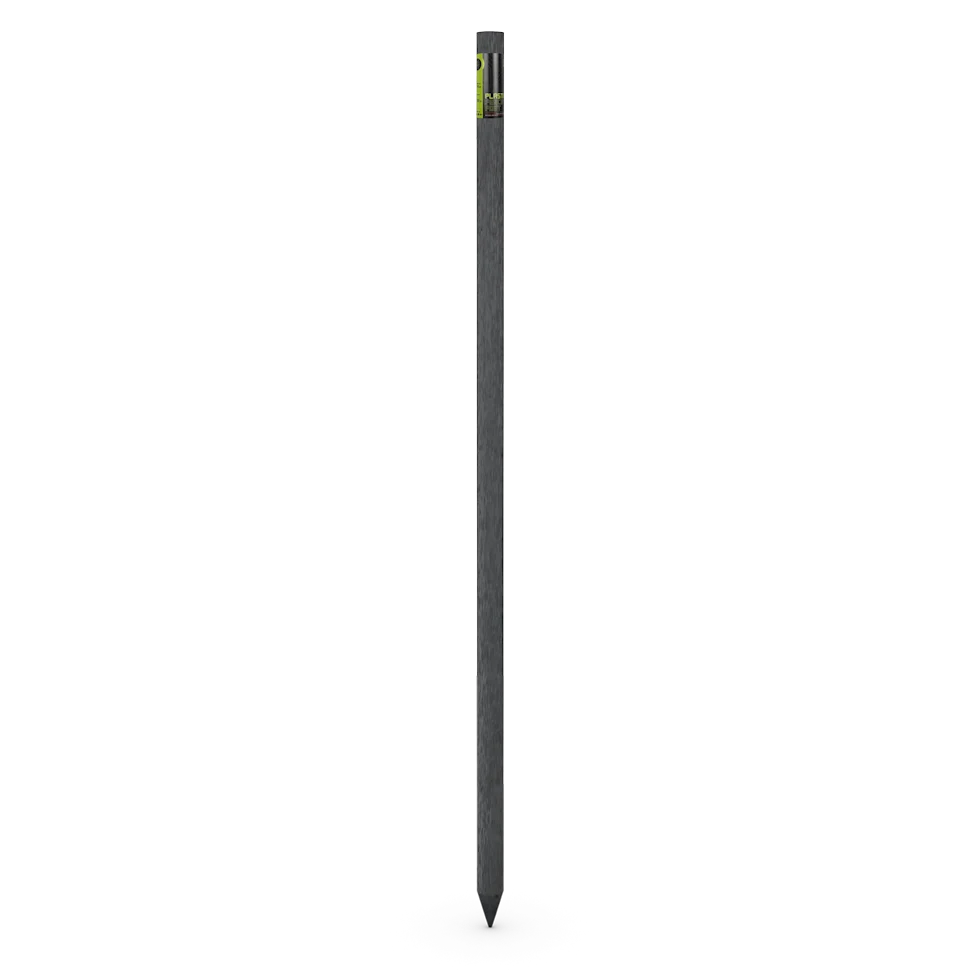 Stâlp din plastic pentru gard electric cu vârf, 45 x 1500 mm – ZoneGuard Permanent - imagine 1