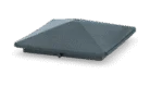 Capac pătrat pentru stâlp, 75 mm – ZoneGuard - imagine 3