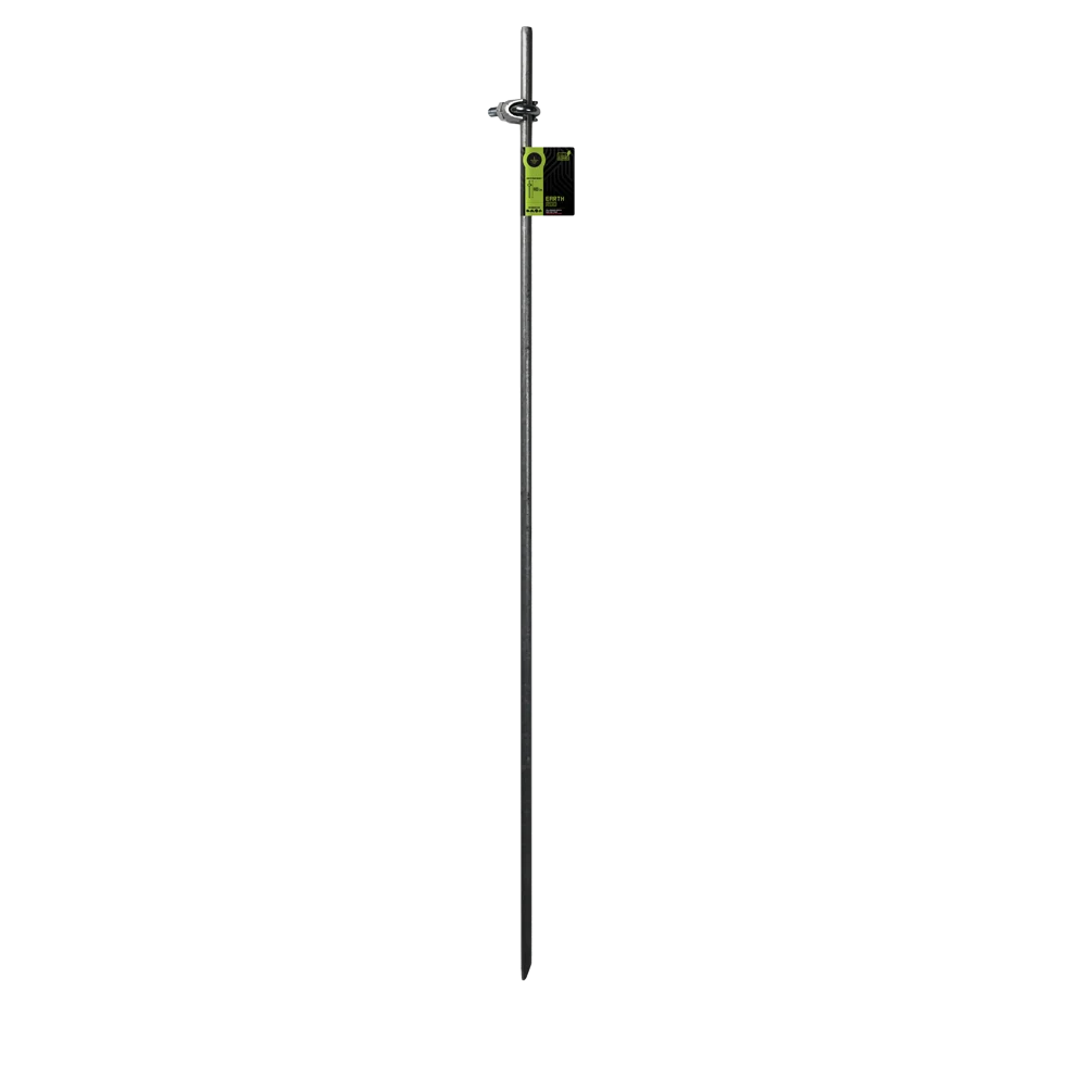 Țăruș de împământare zincat cu clemă, 1 m – ZoneGuard - imagine 3