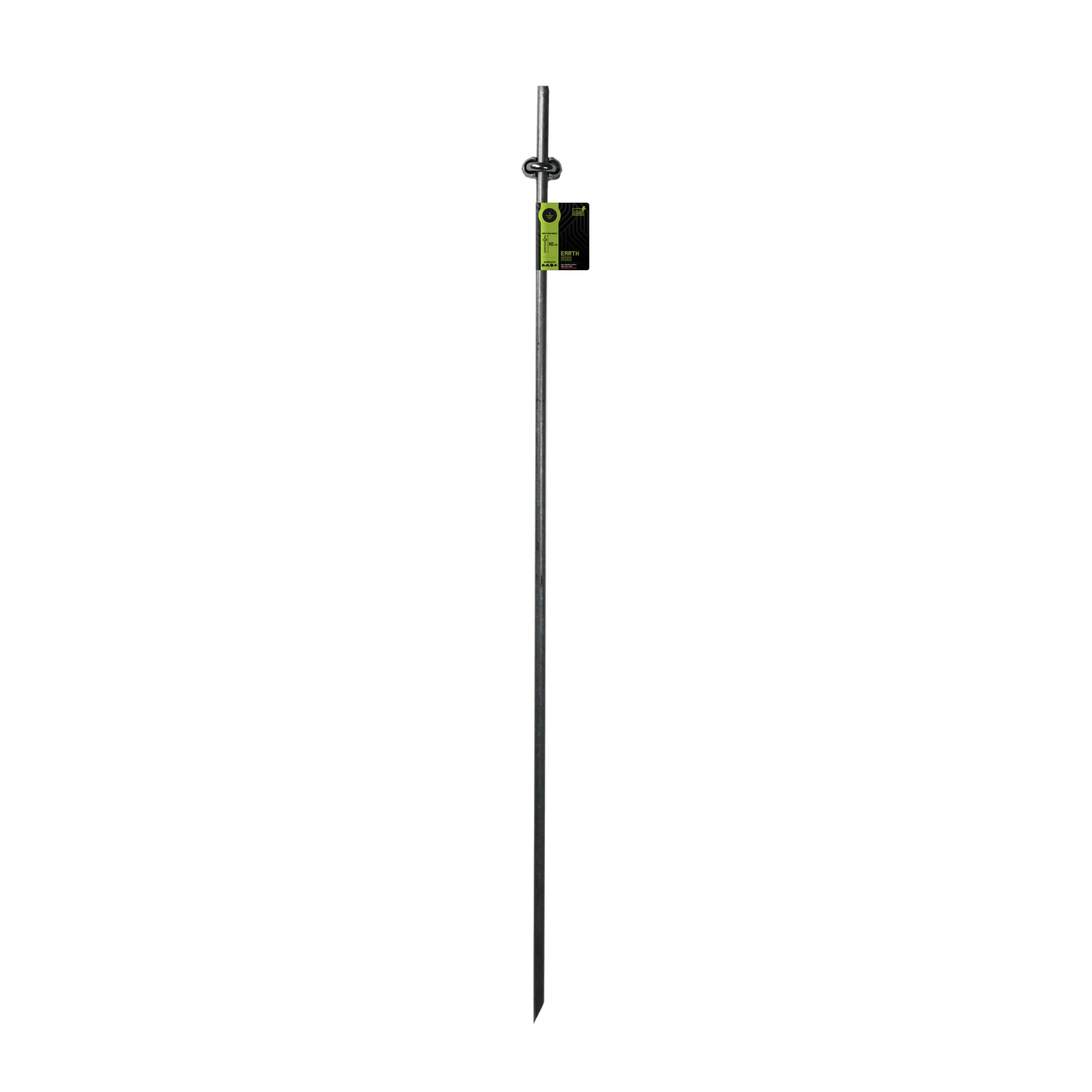 Țăruș de împământare zincat cu clemă, 1 m – ZoneGuard - imagine 1