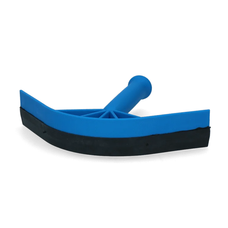Racletă pentru cai, cu un singur mâner, albastră – Vplast