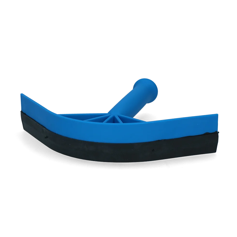Racletă pentru cai, cu un singur mâner, albastră – Vplast - imagine 1