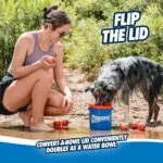 Set de mingi pentru câini cu găleată și orificii de scurgere, 8 mingi M – Chuckit! Bucket - imagine 6
