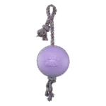 Minge pentru câini cu coardă, plutitoare, mov deschis S (10 cm) – Jolly Pets Romp-n-Roll