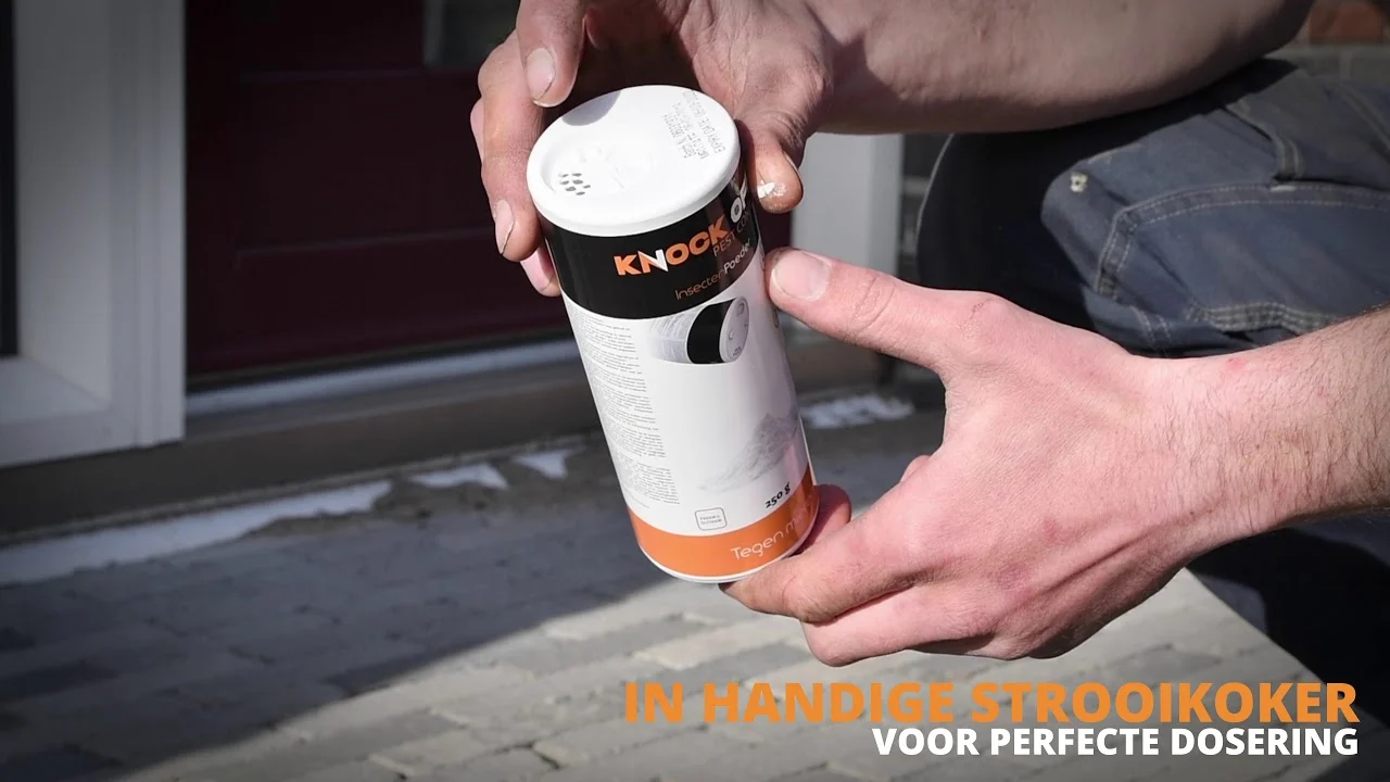 Pulbere pentru furnici în exterior și insecte târâtoare în interior, 250 g – Knock Pest - imagine 3