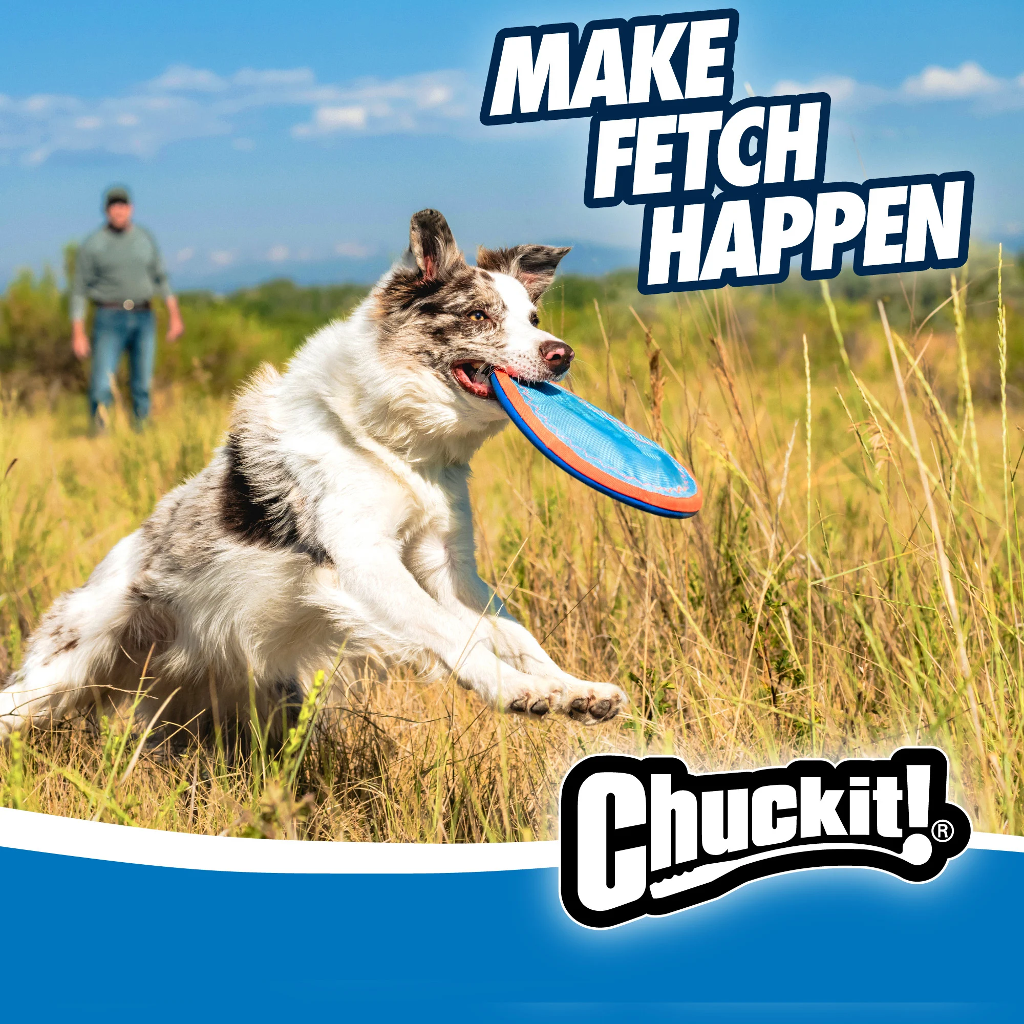 Frisbee pentru câini, plutitor, Ø 16 cm – Chuckit! Paraflight S - imagine 6