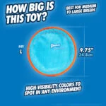 Frisbee pentru câini, plutitor, Ø 25 cm – Chuckit! Paraflight L - imagine 3