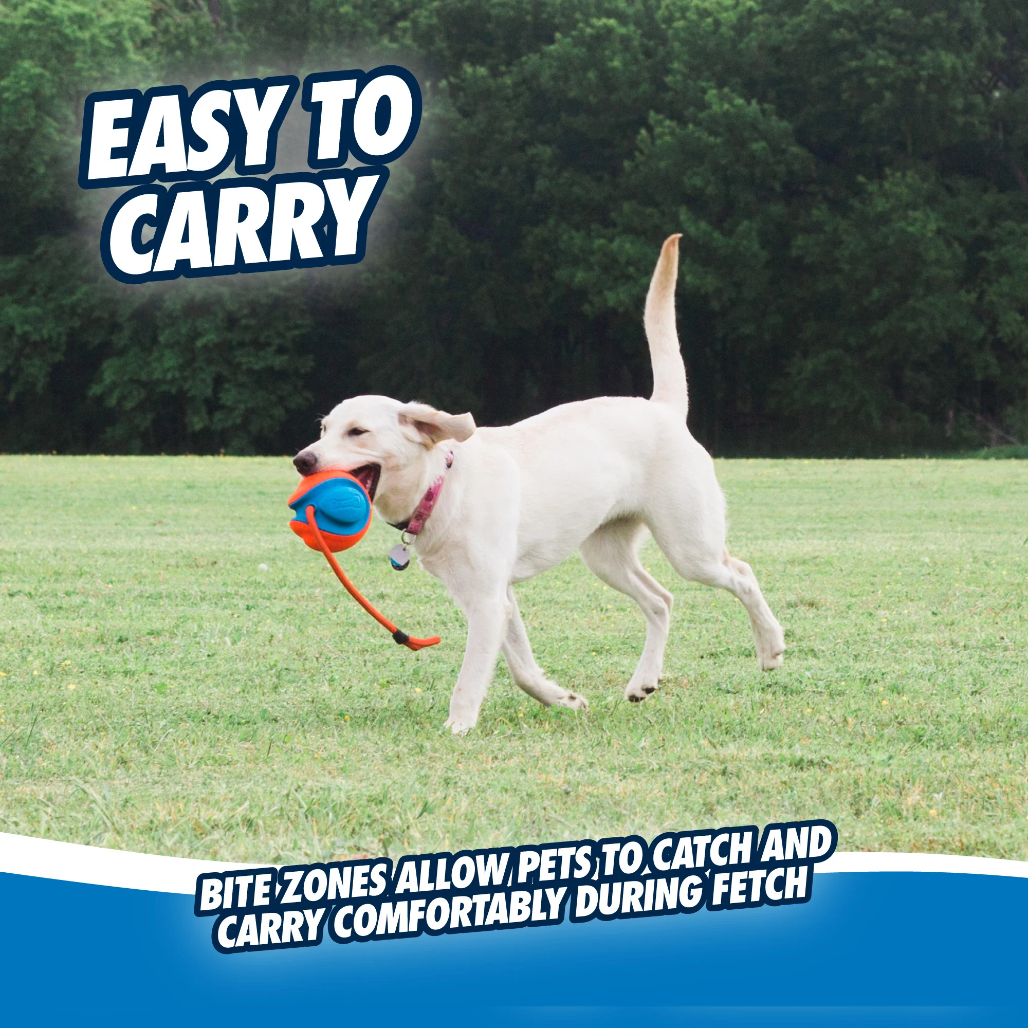 Minge pentru câini cu frânghie și mâner, plutitoare, ø 13 cm – Chuckit! Rope Fetch - imagine 5